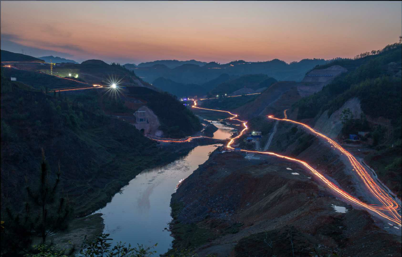 2018年3月29日黃家灣水利樞紐工程夜景，攝影 楊良強 (1)_好圖看看.jpg